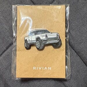Rivian Black and White Pin